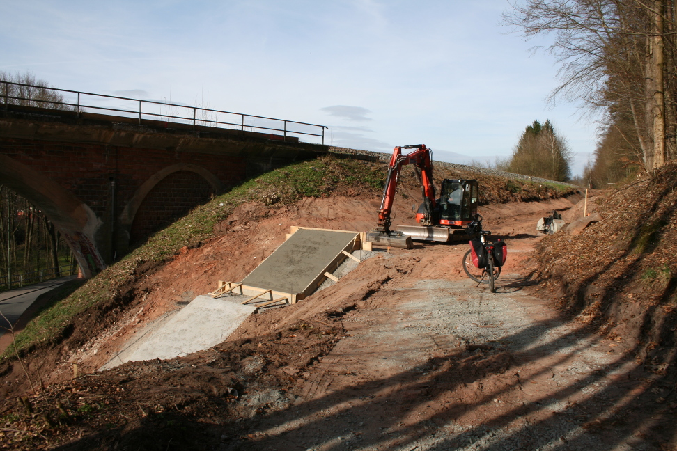 Fundament der Treppe